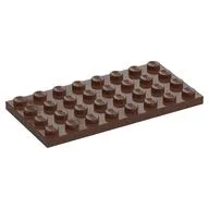 Plate 4 x 8 / Brown