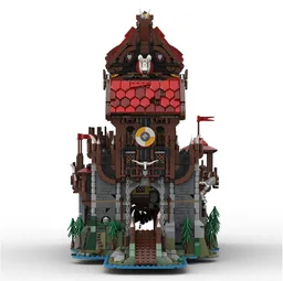 Wolfpack Tower & Medieval Ship - Classic Castle