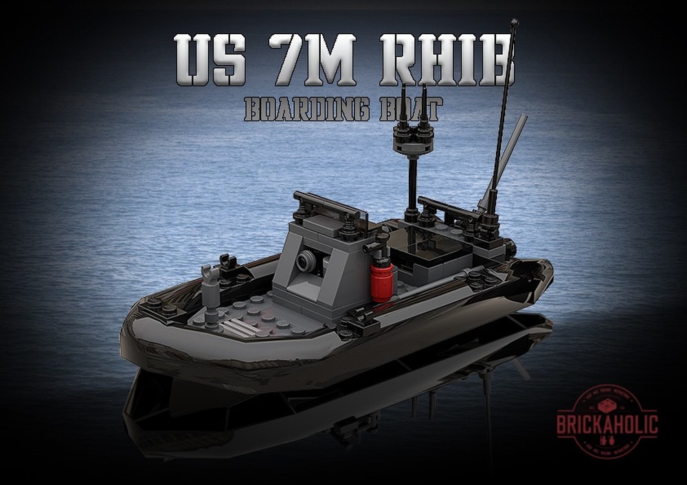 Lego US 7M RHIB Boarding Boat