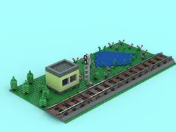 2 Train tracks