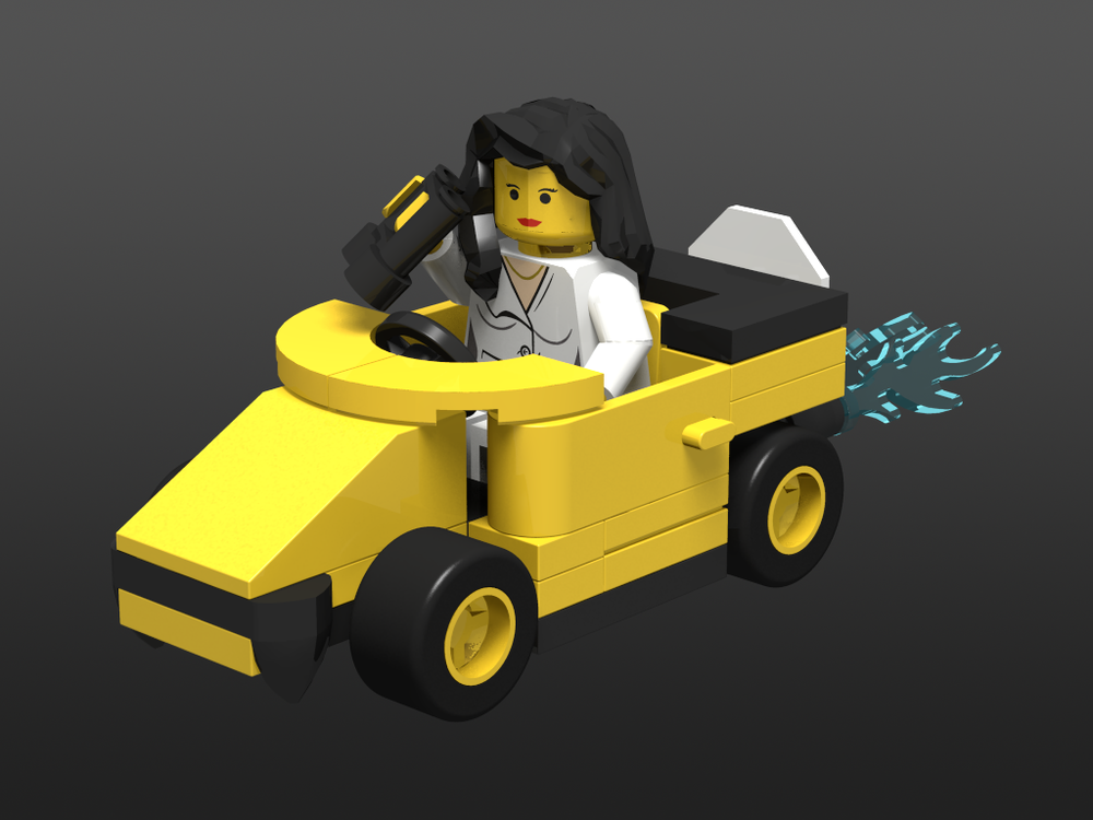 Lego Yellow Sabretooth car