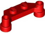 Plate Special 1 x 4 Offset with Bar Holes