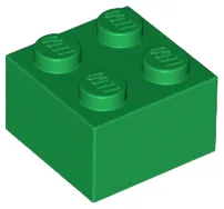 Brick 2 x 2 / Green