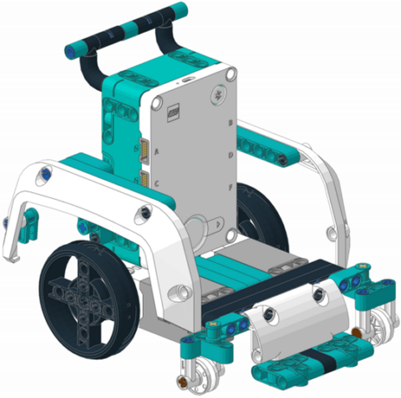 Lego Balance-Inventor - A balancing Wheelchair based on Mindstorms 51515