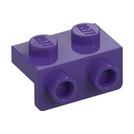 Lego Bracket 1 x 2 - 1 x 2 / Dark Purple