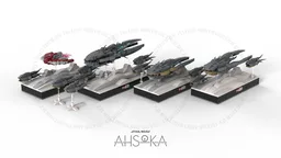 Micro Diorama : T-6 Shuttle with Purrgils into the Hyperspace