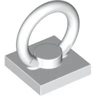 Tile Special 2 x 2 with Ring / White