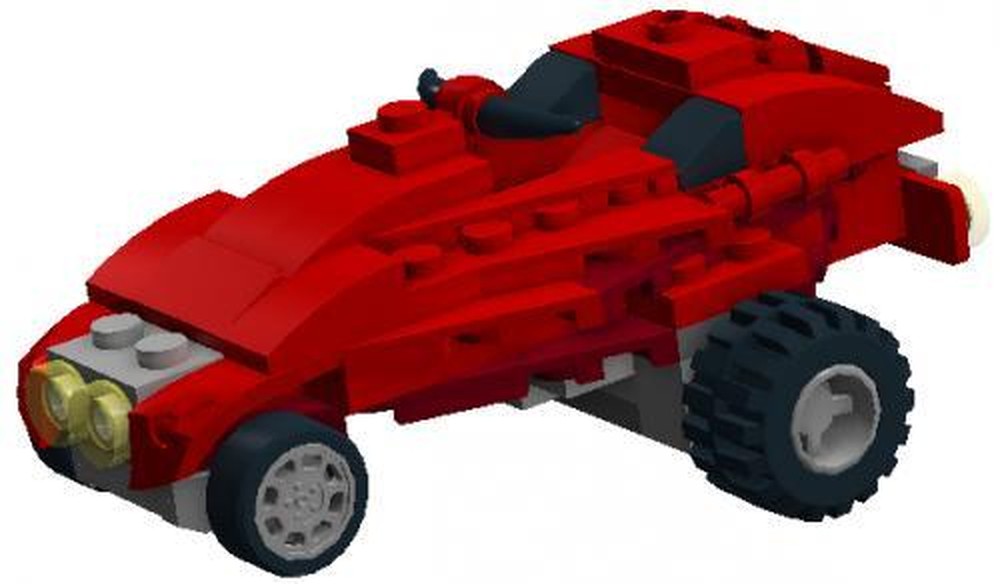Lego Four Wheel Racer - Red