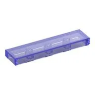 Tile 1 x 4 with Groove / Trans-Purple