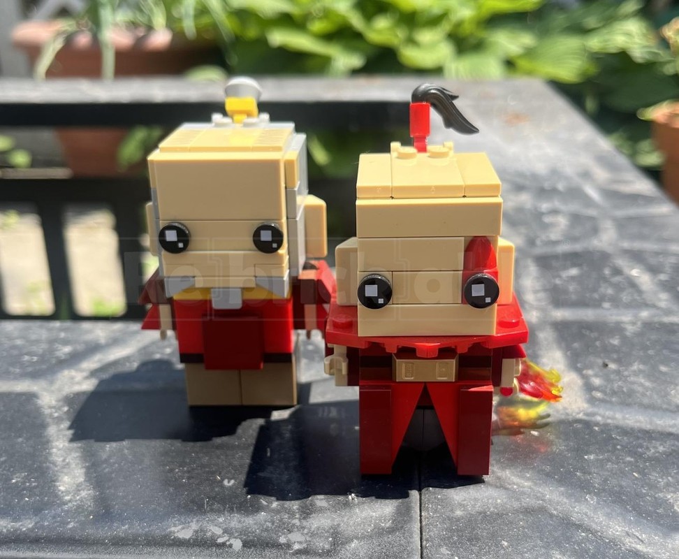 Lego Zuko and Iroh from Avatar: The Last Airbender