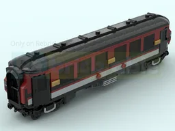 1st class passenger car with compartments