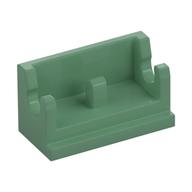 Lego Hinge Brick 1 x 2 Base / Sand Green