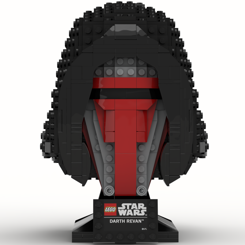 Lego Darth Revan Helmet - Helmet Collection Style
