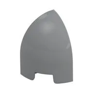 Brick Round Curved 1 x 1 x 1 1/3 Quarter Dome / Light Bluish Gray
