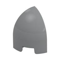 Lego Brick Round Curved 1 x 1 x 1 1/3 Quarter Dome / Light Bluish Gray