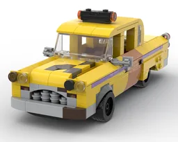 1977 checker taxi cab from the Percy Jackson and the sea of monsters movie