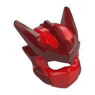 Wrap with Dark Red Spikes Pattern / Red