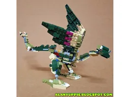 Dragon Megatron (Beast Wars) using set 31121 Crocodile