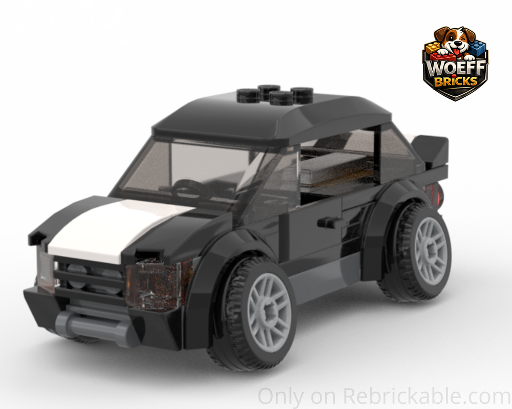 Lego Black and white car
