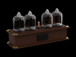 Faux Nixie Tube Clock
