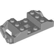 Lego Wheel Holder, Train Wheel RC Train / Light Bluish Gray