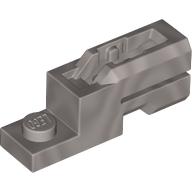 Lego Launcher, Plate Special 1 x 2 with Mini Blaster Square / Flat Silver