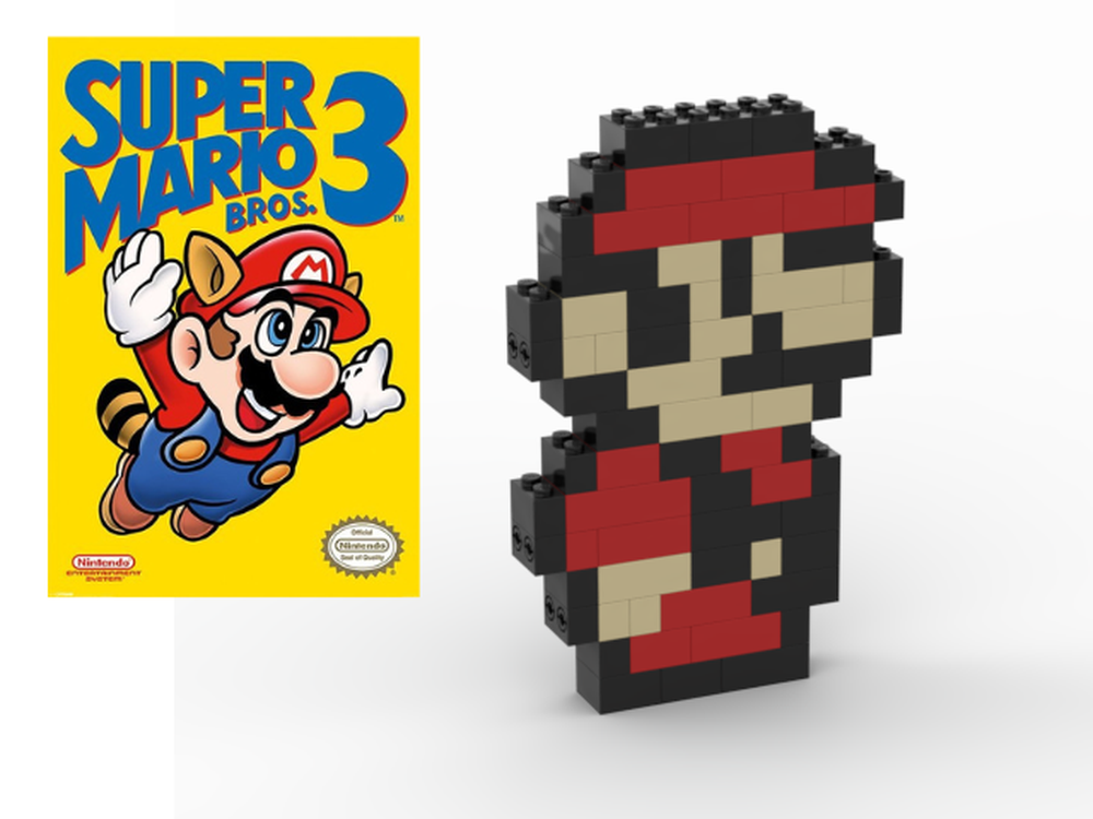 Lego 8-bit Super Mario Bros 3 Sprite (Idle)