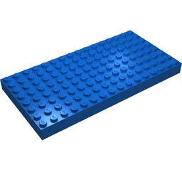 Brick 8 x 16 / Blue