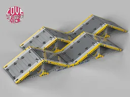 Undulating off-road surface