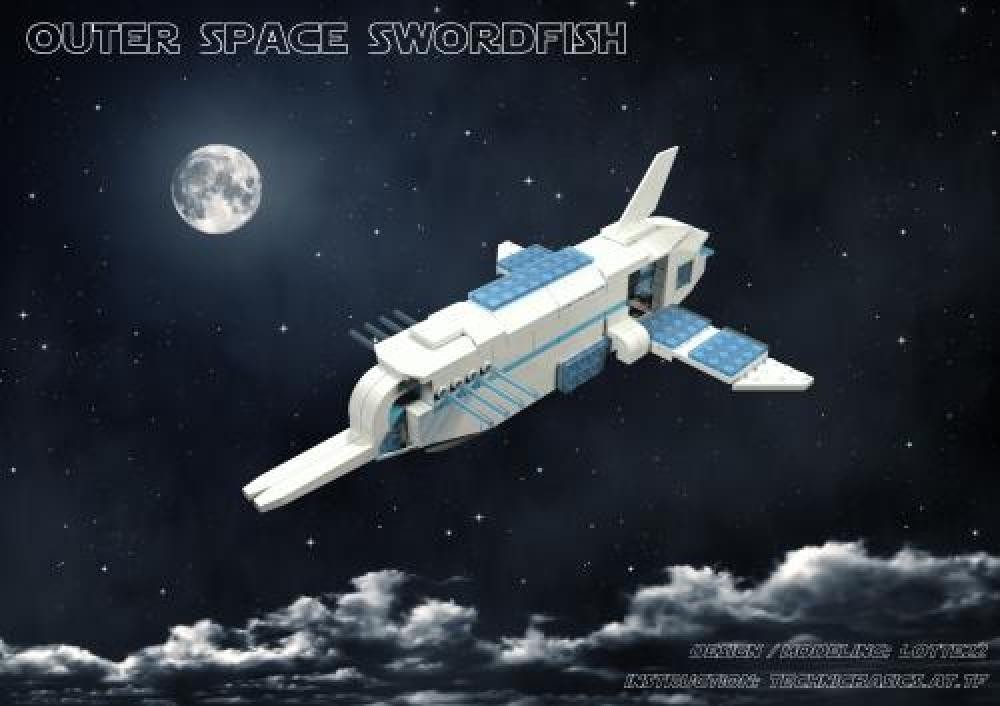 Lego Outer Space Swordfish