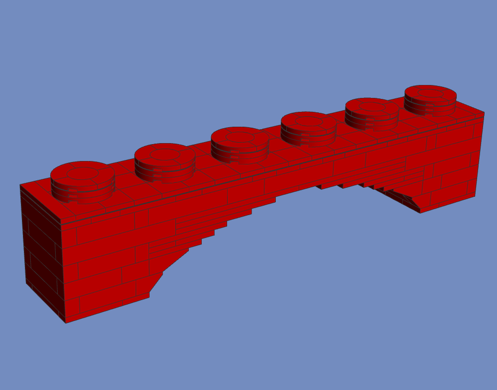 Lego Upscale Arch 1x6 3455