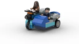 10696 Motorcycle with sidecar