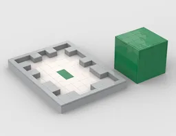 Cube Puzzle #4 - Green