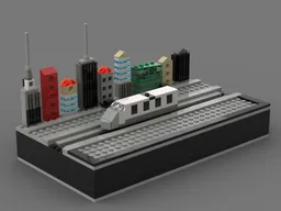 Train Across the City MOC