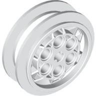 Lego Wheel 43.2 x 18 with Extended Axle Stem / White