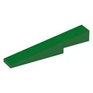 Brick Sloped 1 x 6 x 1 with 1 x 2 x 1/3 Cutout / Green