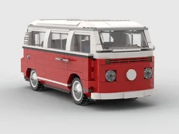 10220 VW T2 Van red