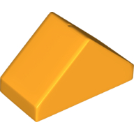 Lego Duplo Brick 4 x 2 Double Slope 45° / Bright Light Orange
