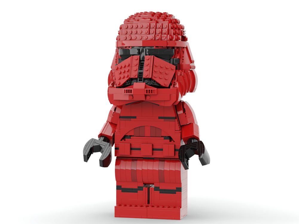 Lego Maxifigure stand for Sith Trooper helmet