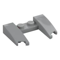 Lego Brick Wedged, Curved 3 x 4 x 2/3 Cutout / Light Bluish Gray