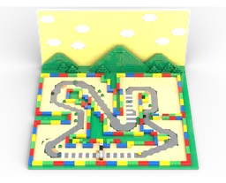 Micro Scale SNES Mario Circuit 3
