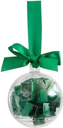Holiday Ornament with Green Bricks