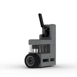 One cylinder vacuum engine