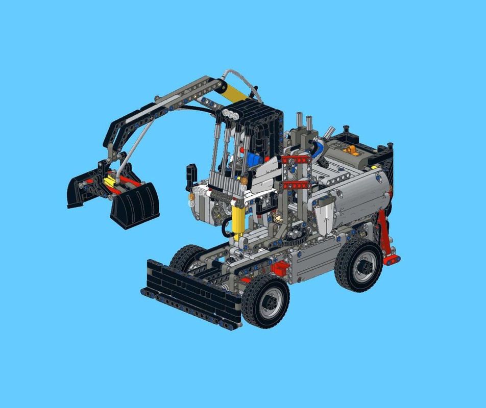 Lego Excavator 42043 Arocs B-Model / Digger / Bagger Volvo