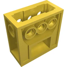 Technic Gearbox 2 x 4 x 3 1/3 / Yellow