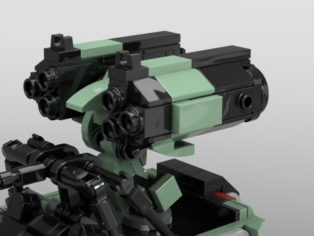 Lego Halo: Infinite Warthog Rocket Turret Addition.