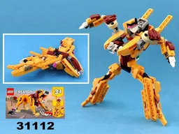 Transformer Benatar Ship from Creator set 31112: Wild Lion
