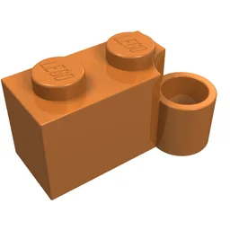 Hinge Brick 1 x 4 [Lower] / Medium Nougat