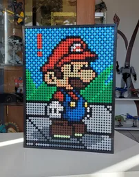 Paper Mario Frame 36x48