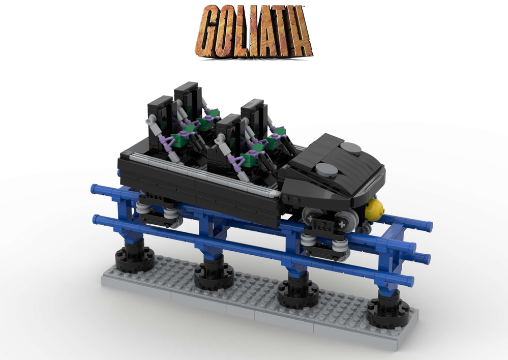 Lego ROLLERCOASTER - GOLIATH - WALIBI HOLLAND